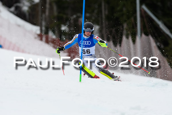 Bayerische Schülermeisterschaft Slalom 28.01.2018