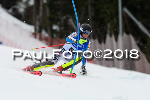 Bayerische Schülermeisterschaft Slalom 28.01.2018