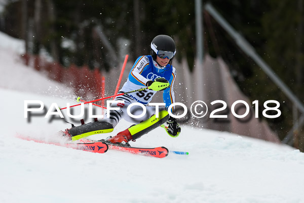 Bayerische Schülermeisterschaft Slalom 28.01.2018