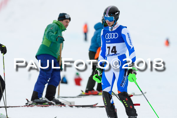 Bayerische Schülermeisterschaft Slalom 28.01.2018