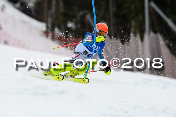 Bayerische Schülermeisterschaft Slalom 28.01.2018