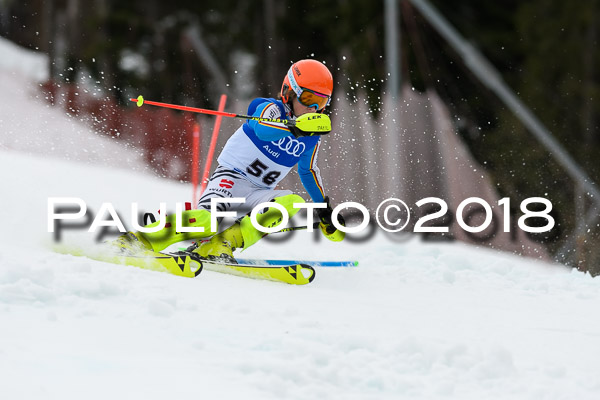 Bayerische Schülermeisterschaft Slalom 28.01.2018