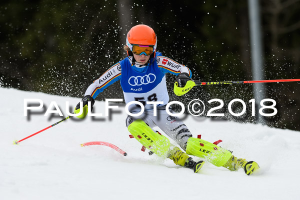 Bayerische Schülermeisterschaft Slalom 28.01.2018