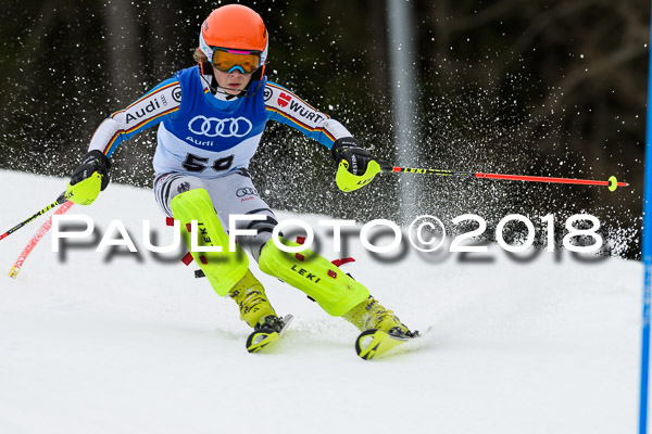 Bayerische Schülermeisterschaft Slalom 28.01.2018