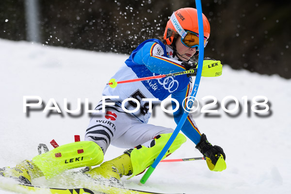 Bayerische Schülermeisterschaft Slalom 28.01.2018