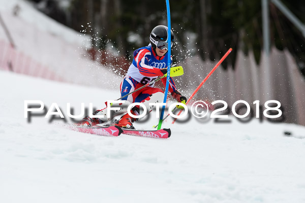 Bayerische Schülermeisterschaft Slalom 28.01.2018