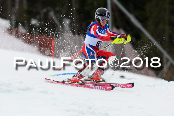 Bayerische Schülermeisterschaft Slalom 28.01.2018