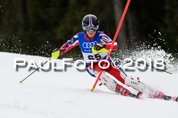 Bayerische Schülermeisterschaft Slalom 28.01.2018