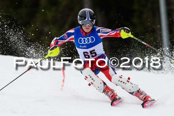 Bayerische Schülermeisterschaft Slalom 28.01.2018