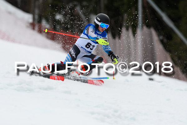 Bayerische Schülermeisterschaft Slalom 28.01.2018