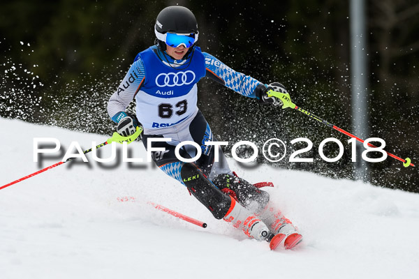 Bayerische Schülermeisterschaft Slalom 28.01.2018