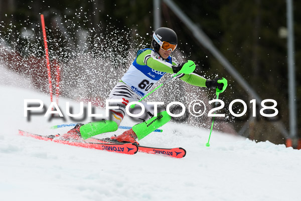 Bayerische Schülermeisterschaft Slalom 28.01.2018