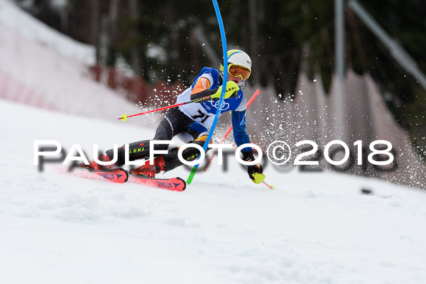 Bayerische Schülermeisterschaft Slalom 28.01.2018