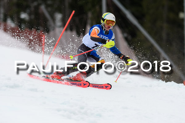 Bayerische Schülermeisterschaft Slalom 28.01.2018