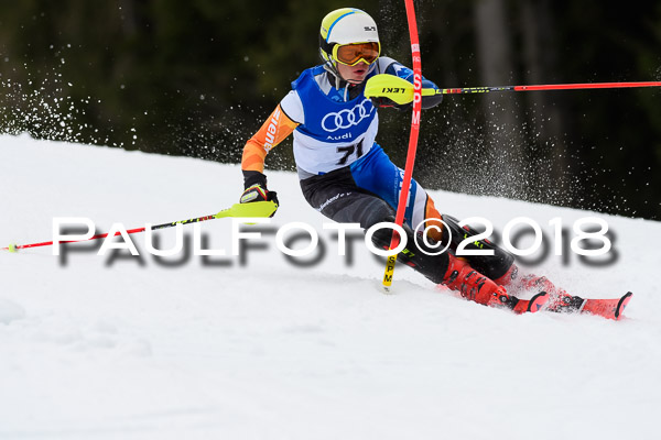 Bayerische Schülermeisterschaft Slalom 28.01.2018