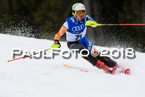 Bayerische Schülermeisterschaft Slalom 28.01.2018