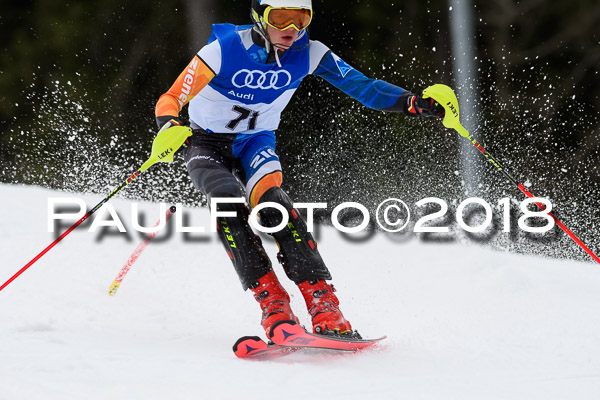 Bayerische Schülermeisterschaft Slalom 28.01.2018