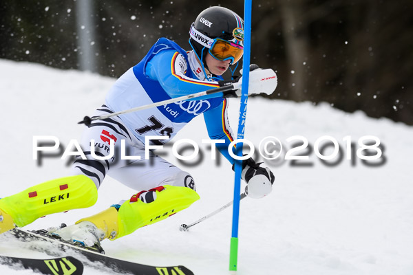 Bayerische Schülermeisterschaft Slalom 28.01.2018