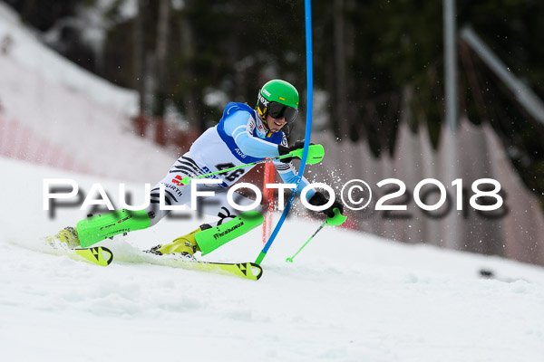 Bayerische Schülermeisterschaft Slalom 28.01.2018