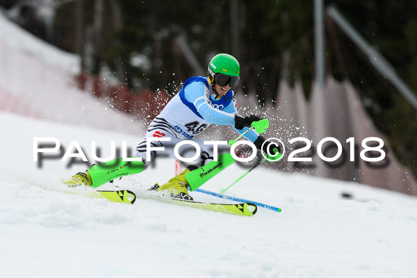 Bayerische Schülermeisterschaft Slalom 28.01.2018