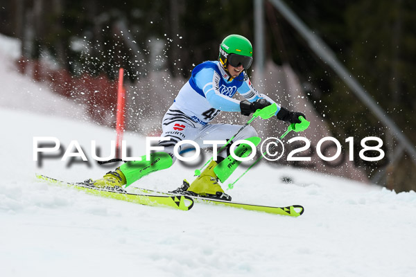 Bayerische Schülermeisterschaft Slalom 28.01.2018