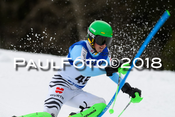 Bayerische Schülermeisterschaft Slalom 28.01.2018