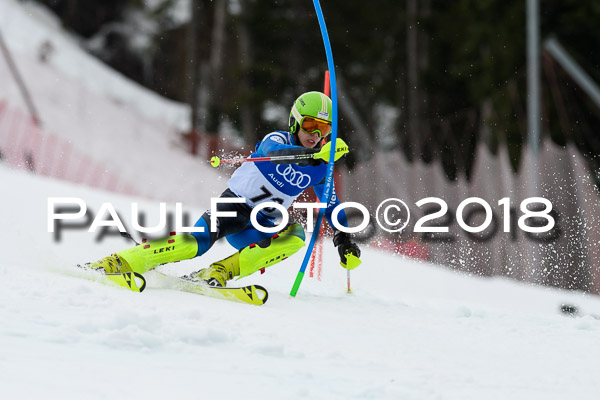 Bayerische Schülermeisterschaft Slalom 28.01.2018