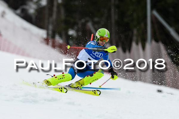 Bayerische Schülermeisterschaft Slalom 28.01.2018