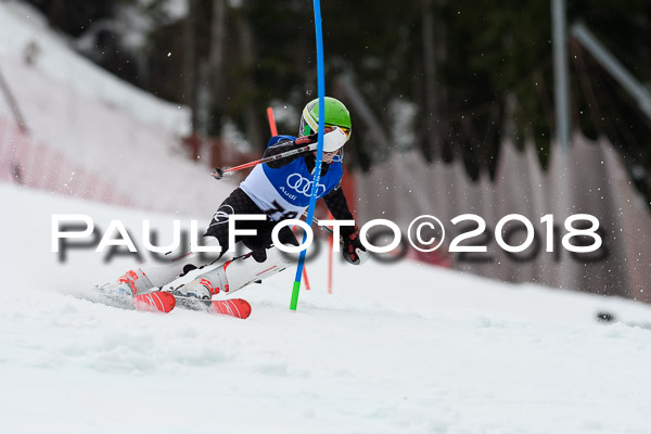 Bayerische Schülermeisterschaft Slalom 28.01.2018