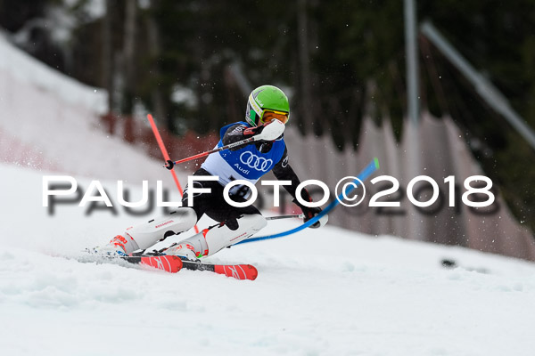 Bayerische Schülermeisterschaft Slalom 28.01.2018