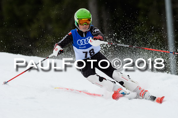 Bayerische Schülermeisterschaft Slalom 28.01.2018