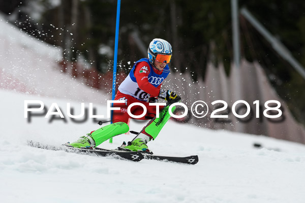 Bayerische Schülermeisterschaft Slalom 28.01.2018