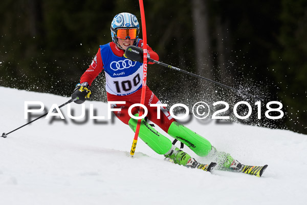 Bayerische Schülermeisterschaft Slalom 28.01.2018