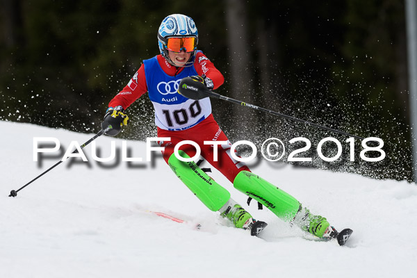 Bayerische Schülermeisterschaft Slalom 28.01.2018