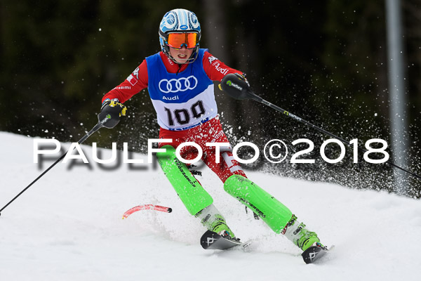 Bayerische Schülermeisterschaft Slalom 28.01.2018