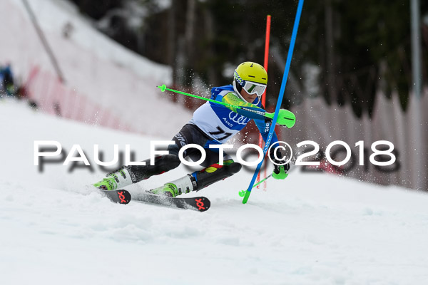 Bayerische Schülermeisterschaft Slalom 28.01.2018