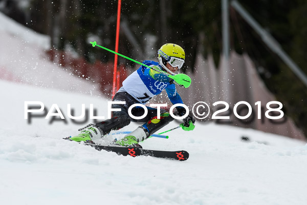 Bayerische Schülermeisterschaft Slalom 28.01.2018