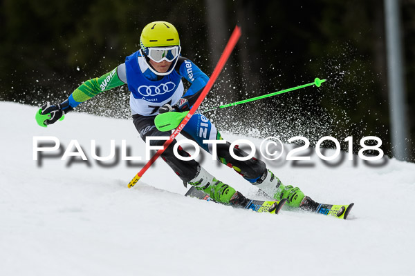 Bayerische Schülermeisterschaft Slalom 28.01.2018