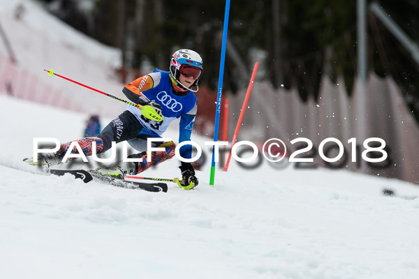 Bayerische Schülermeisterschaft Slalom 28.01.2018