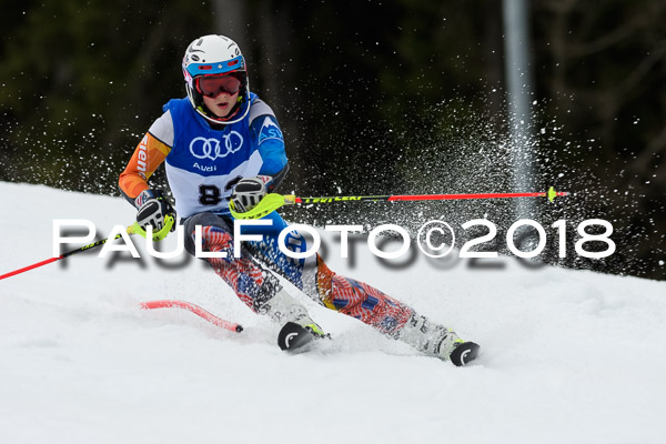 Bayerische Schülermeisterschaft Slalom 28.01.2018