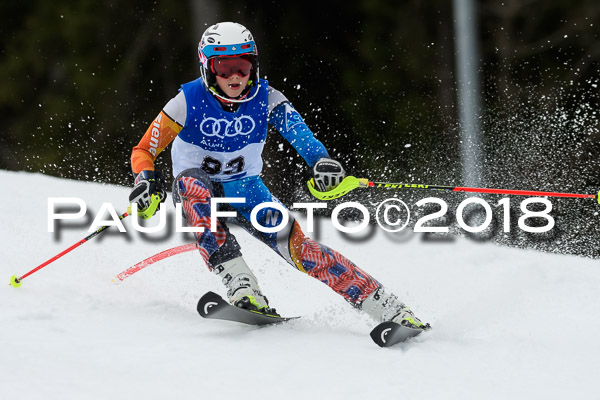 Bayerische Schülermeisterschaft Slalom 28.01.2018