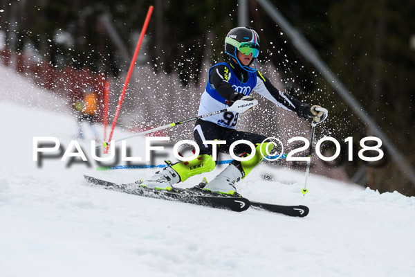 Bayerische Schülermeisterschaft Slalom 28.01.2018