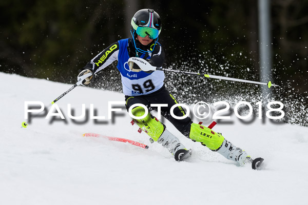 Bayerische Schülermeisterschaft Slalom 28.01.2018