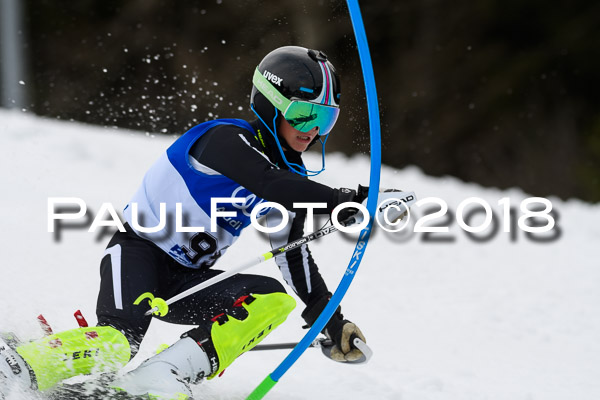 Bayerische Schülermeisterschaft Slalom 28.01.2018