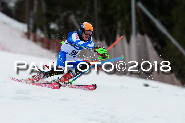 Bayerische Schülermeisterschaft Slalom 28.01.2018