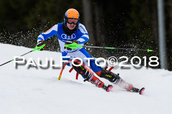 Bayerische Schülermeisterschaft Slalom 28.01.2018