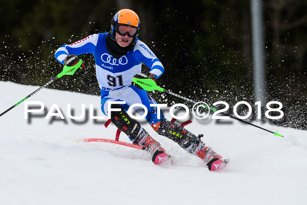 Bayerische Schülermeisterschaft Slalom 28.01.2018