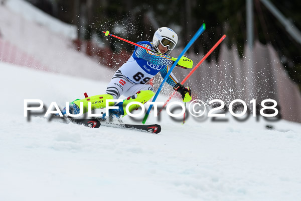 Bayerische Schülermeisterschaft Slalom 28.01.2018