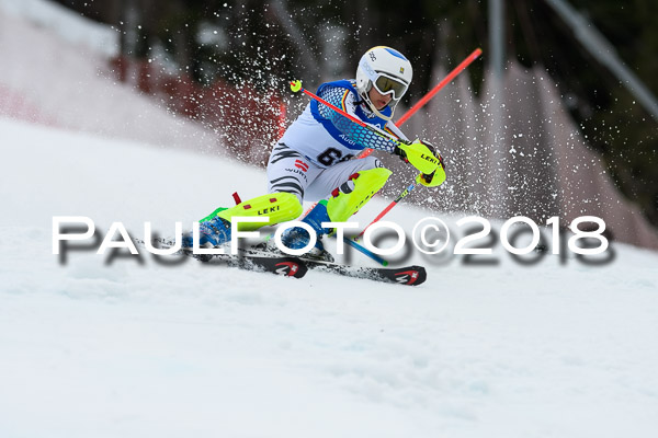 Bayerische Schülermeisterschaft Slalom 28.01.2018