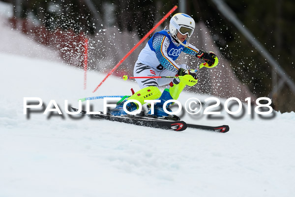 Bayerische Schülermeisterschaft Slalom 28.01.2018